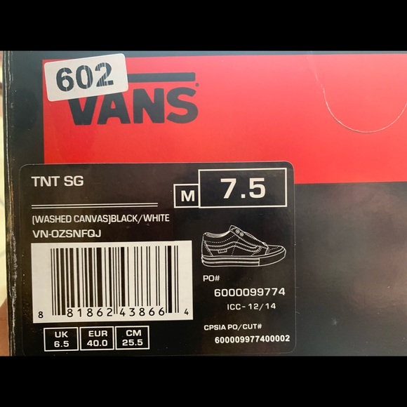 Navy blue and white vans - Picture 5 of 5